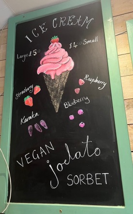 Our unique 'churned to order' ice creams